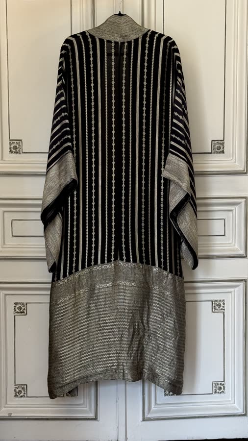 The Ink Stripe Kimono, back
