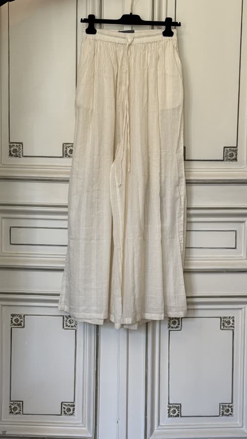 The Ivory Wide Pant I, front