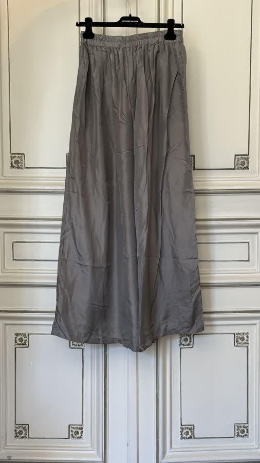 The Pewter Wide Pant, back