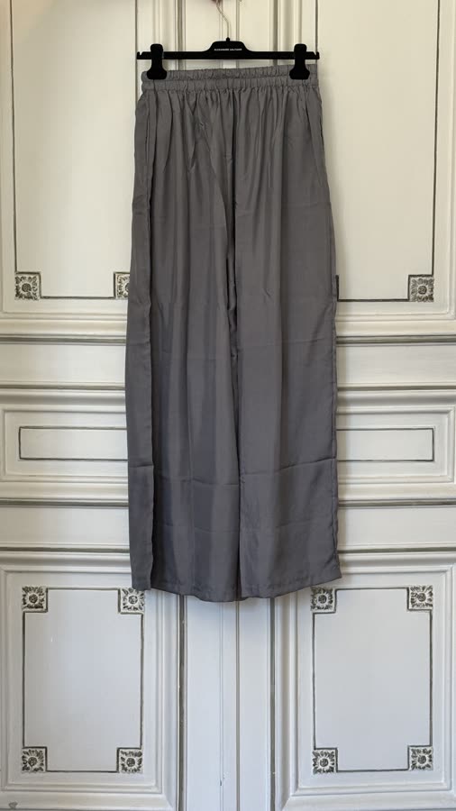 The Graphite Wide Pant, back
