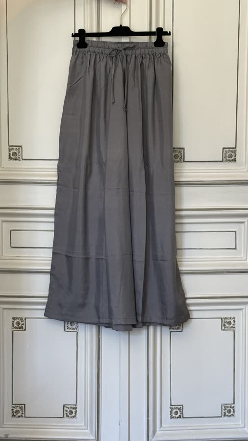 The Graphite Wide Pant, front