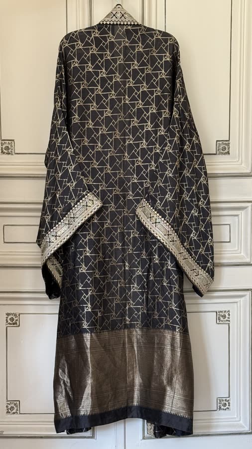 The Onyx Gold Kimono, back