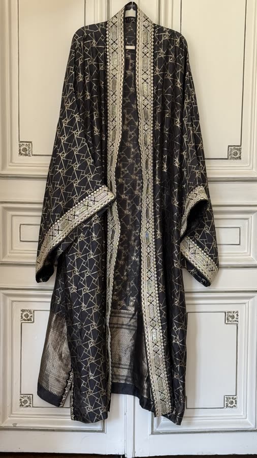 The Onyx Gold Kimono, front