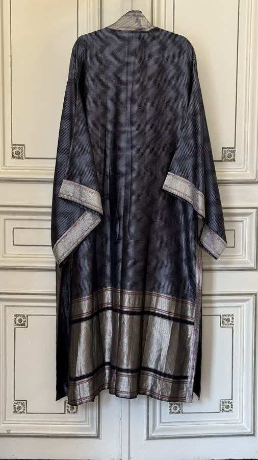 The Twilight Chevron Kimono, back