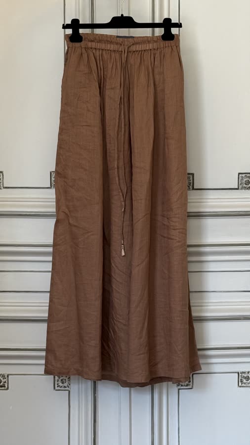 The Cocoa Wide Pant, front