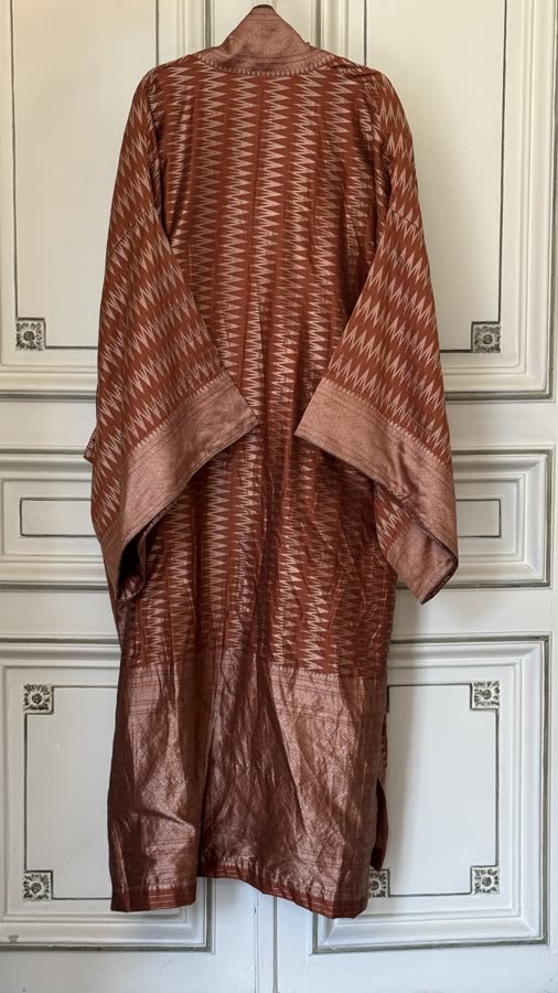 The Copper Stripe Kimono, back