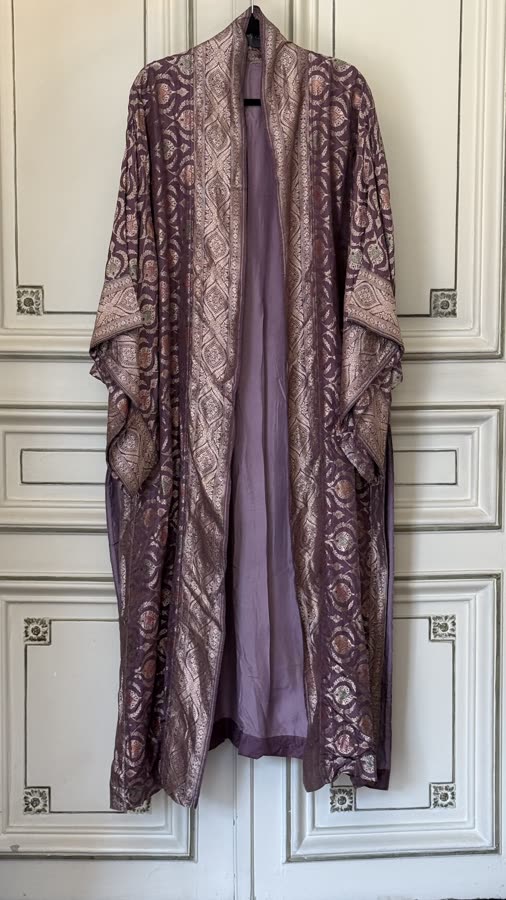 The Plum Brocade Kimono, front